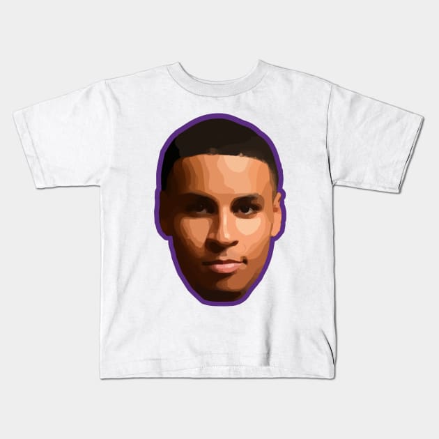 Keegan Murray Sacramento Kings Kids T-Shirt by Playful Creatives